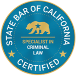 State Bar of California Specialist in Criminal Law official seal